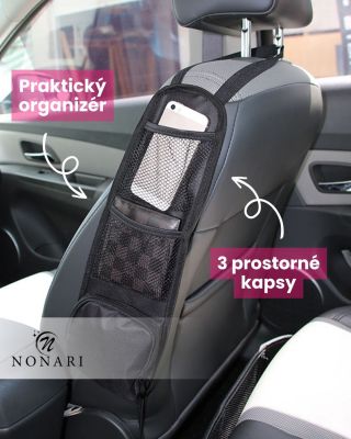 Konec otravného hledání drobností v autě. Pořiďte si praktický organizér na bok sedadla! 🔝 ✅ Všechny drobnosti vždy po...